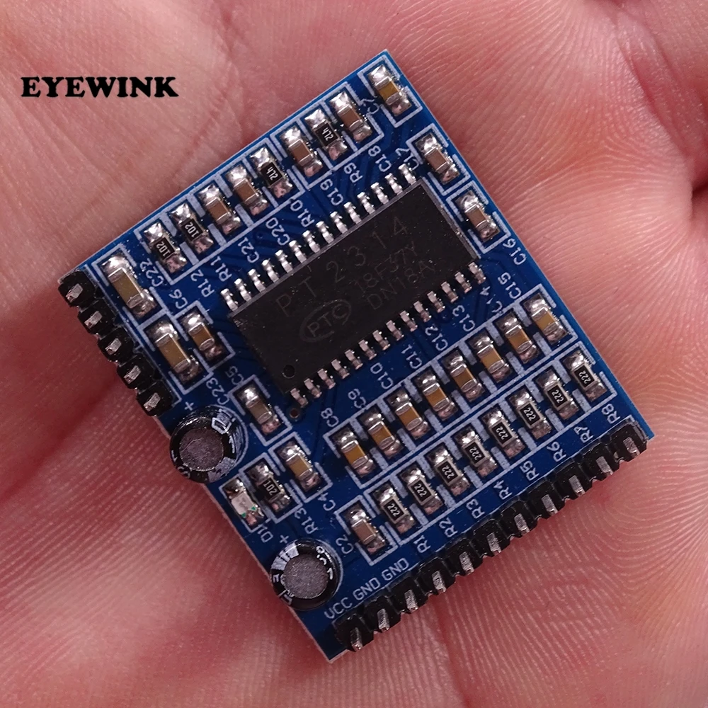 PT2314 Sound Quality Adjustment Voice Module IIC I2C 6V-10V Audio Processing Module For Arduino