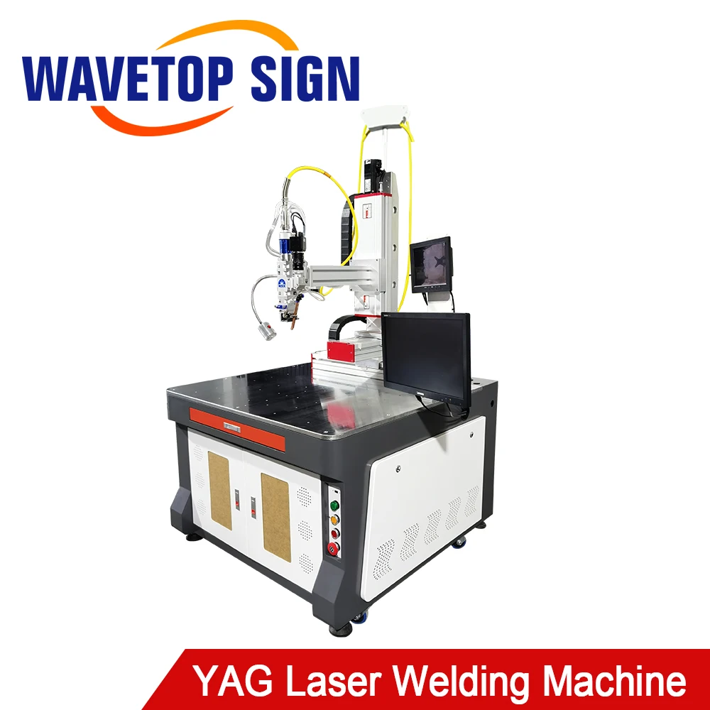 WaveTopSign 1064nm 1kw 1.5kw 2kw Hand-held YAG Laser Welding Machine MAX Raycus YAG Laser Source