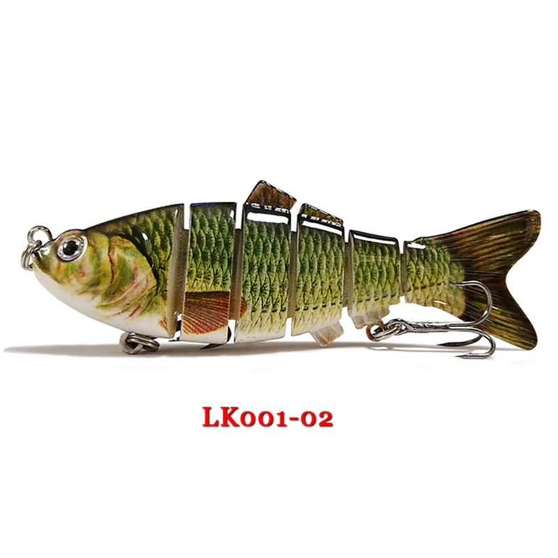 

Hercules 1pcs Multi Jointed Fishing Lures Hard Bait Artificial Swimbait Sinking 10cm 20g River Fishing Gear Bionic Knotty Bait