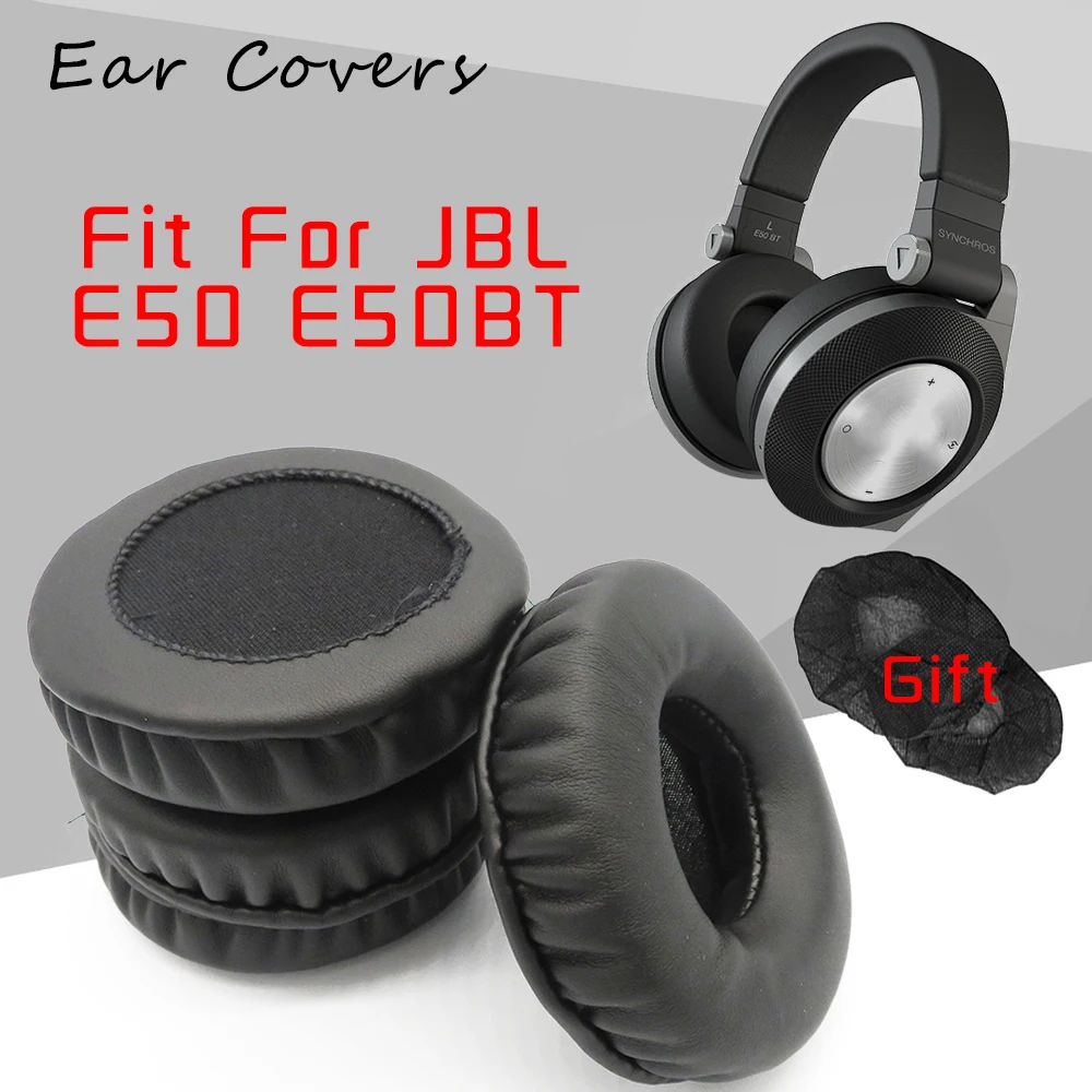 Almohadillas de repuesto para auriculares JBL E50 E50BT, almohadillas para los oídos, espuma de esponja de cuero PU