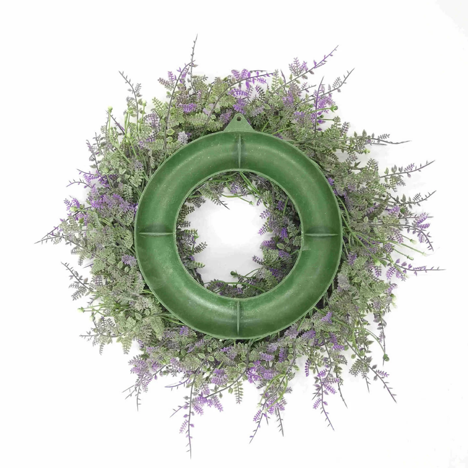 Artificial Lavender Wreath Garland Door Window Farmhouse Wall Outdoor Decor For Wedding Party Decoration