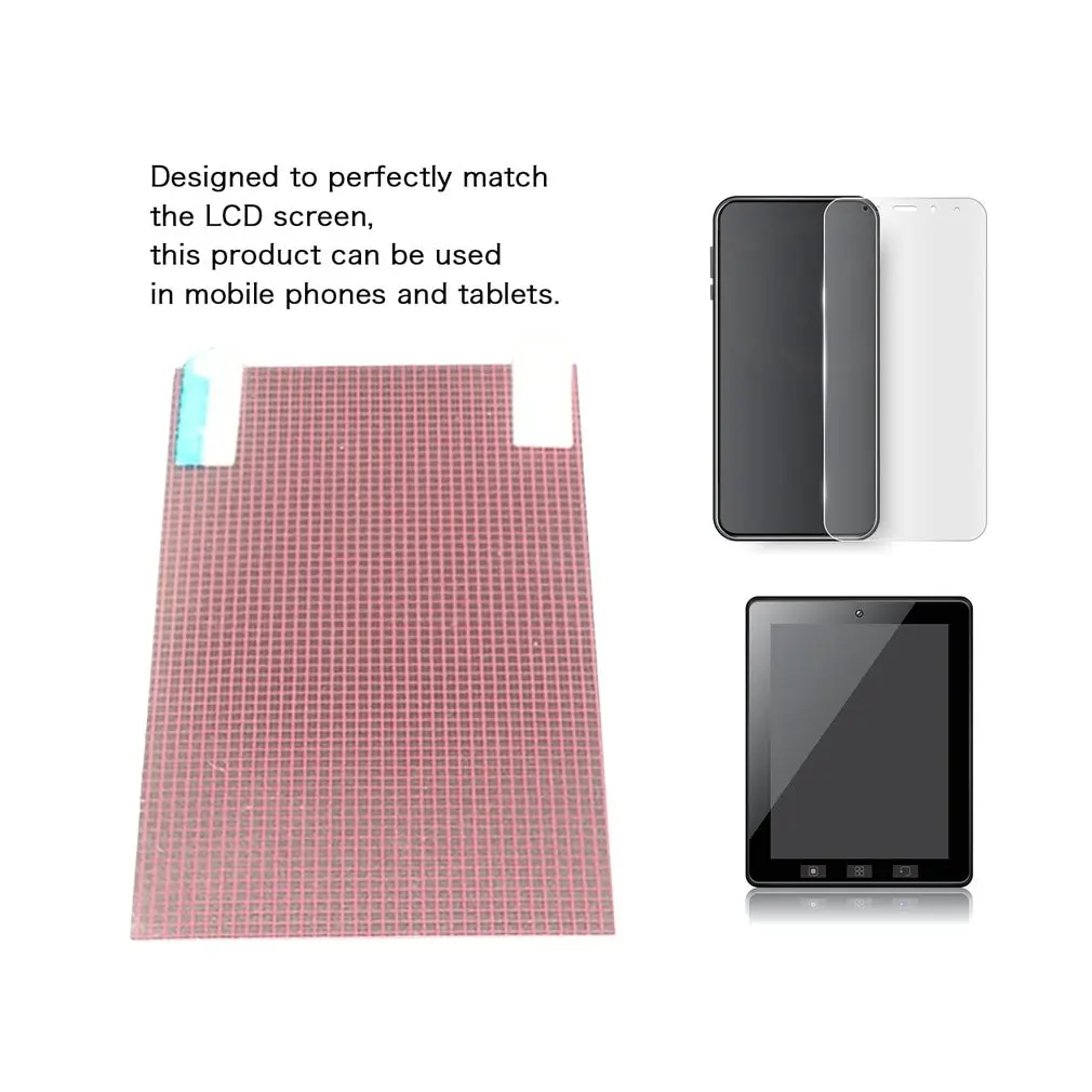 5/6/7/8/9/10'' Inch Universal HD Clear/Anti-Glare Matte LCD Screen Protector Protective Grid films for Phone Tablet GPS MID