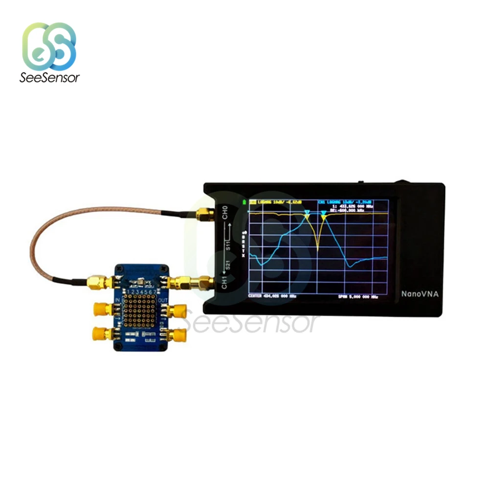 NanoVNA Testboard Kit VNA Test Demo Board Vector Network Analyzer Testing Board