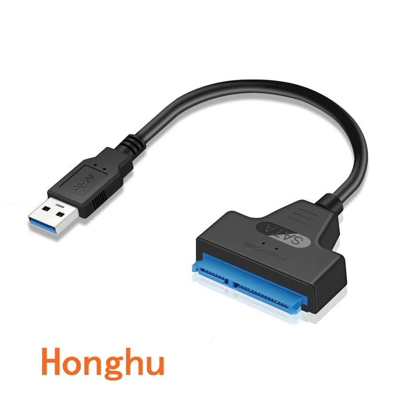 

USB 3.0 Cable External Hard Drive USB to Serial ATA 22pin Converter Hard Disk W/ UASP for 2.5" HDD/SSD