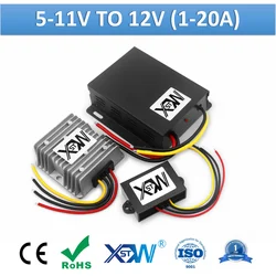 XWST 5v 6v 7v 8v 9v 10v 11v to 12v DC DC Converter 1A 4A 5A 8A 10A 15A 20A Step Up Boost Power Converter 12v Voltage Regulator