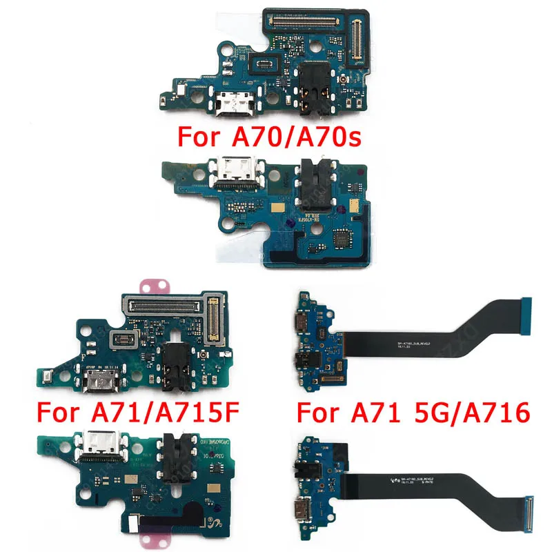 Charge Board For Samsung Galaxy A70 A70s A71 5G USB Charging port For A705F A707F A715F A716 Flex Replacement parts