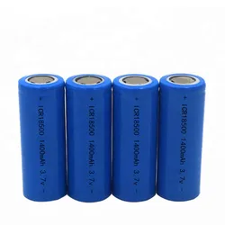 100% 3.7V 18500 1400mAh rechargeable lithium battery 3.7V strong light flashlight anti-light special lithium battery