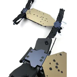 Anti-Scratch Metal Chassis Protective Plate Front Rear Board Spare Parts for TP TEKNO EB48 2.0/ET48 2.0