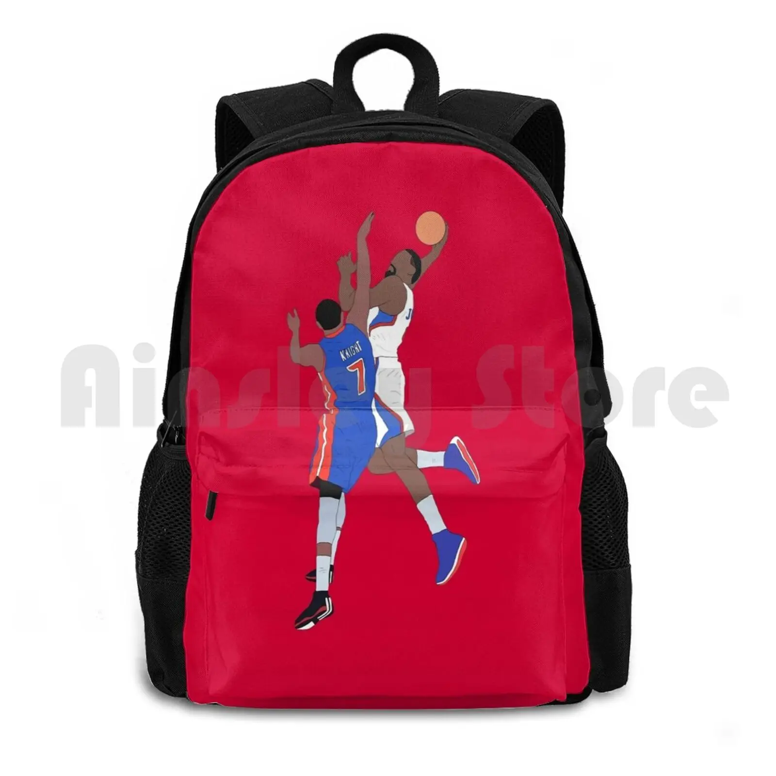 Deandre On Brandon Knight Outdoor Hiking Backpack Riding Climbing Sports Bag Lob City Clips Clippers Los Angeles La Lac Sports