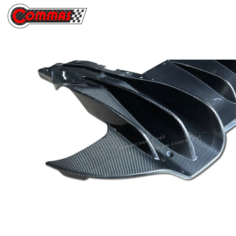 Real Carbon Fiber Automobile Parts for McLaren 540C 570S Car Rear Bumper Diffuser Car Decoration Accessories