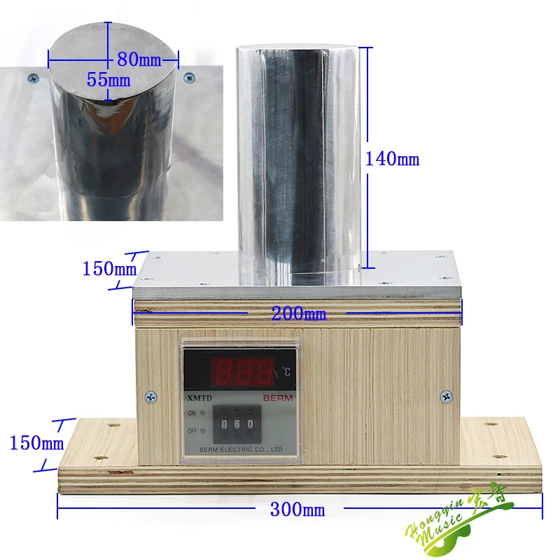 Heating Bending Machine (250W) Guitar Making Tool Machining Side Panel Shape With Large Camber Plug Power Supply 220V