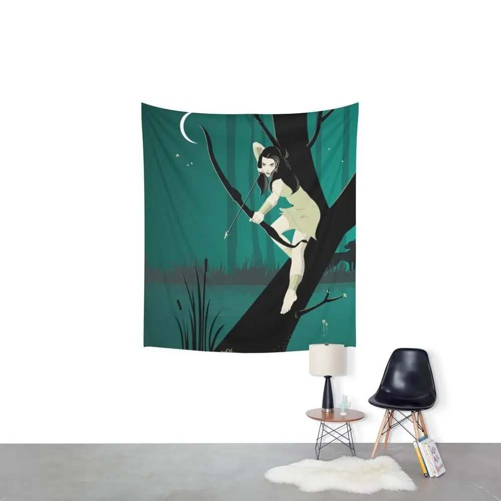 Artemis Tapestry Wall Hanging Polyester Home Bedroom Decor Bedspread Beach Mat Blanket Yoga Mat Dorm Decor