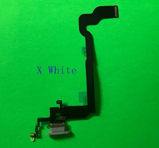 50pcs New For iPhone X  usb Charging Charger Port USB Dock Connector Flex Cable Ribbon Replacement Parts