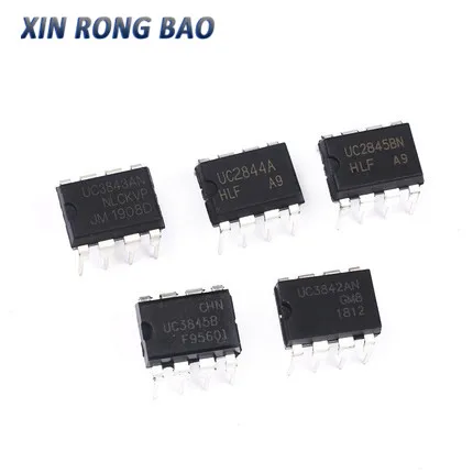 10PCS UC2844 UC3843A UC3844B UC3843B UC3845B DIP8 UC3842 UC3843 UC2844 UC3845 DIP-8 UC3842B UC2845 DIP Current Mode Controller