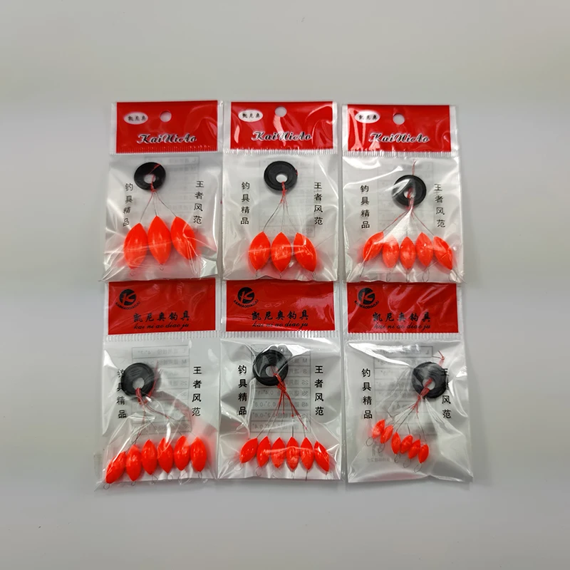 5 Beutel/Los Sieben-Sterne-Angelschwimmer 8 mm-22 mm 6 Größen Schaumstoff-Angelschwimmer Angelzubehör Pesca-Bojen A445 – Detail 7