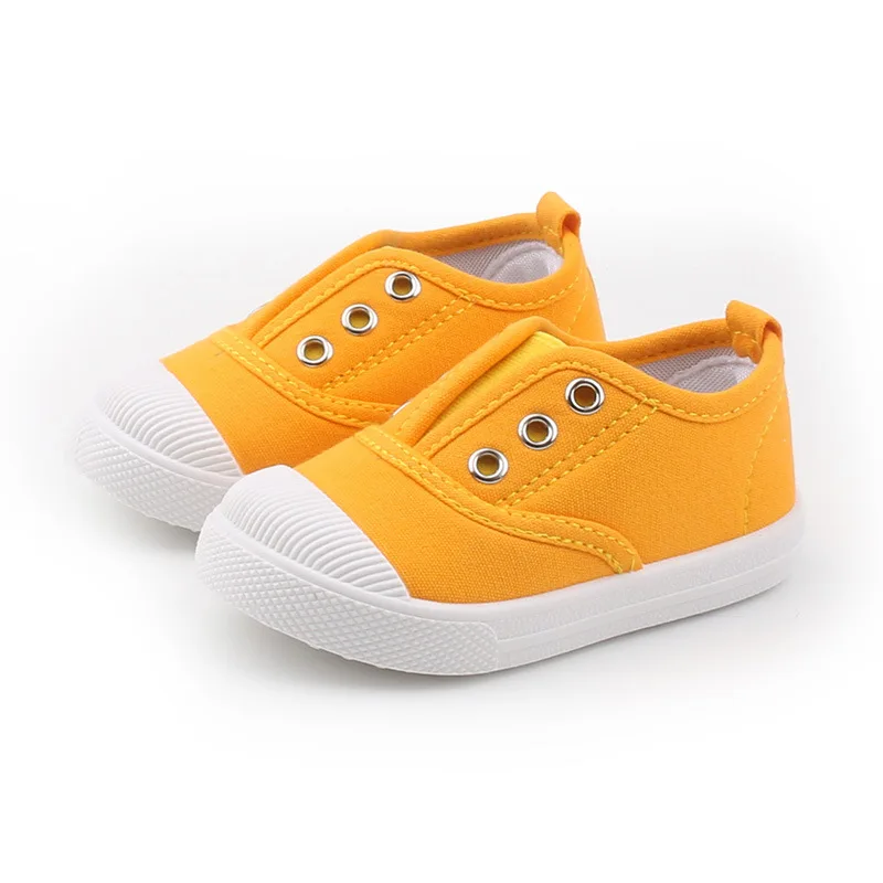 Elastic Band Autumn Shoes 2019 Flat Canvas Kids Boys Shoes For Girl Sneakers Children Baby Sport Light Shoes 1 2 3 4 5 6 Years