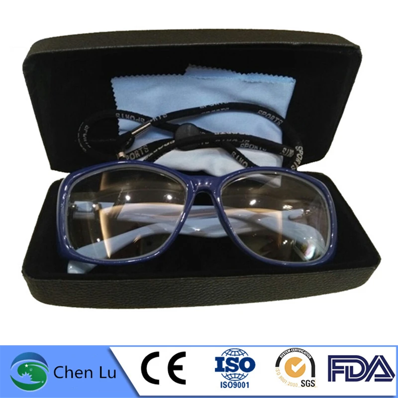 Genuine nuclear radiation protective lead spectacles(with side defense) x-ray gamma ray protective 0.5/0.75mmpb lead glasses