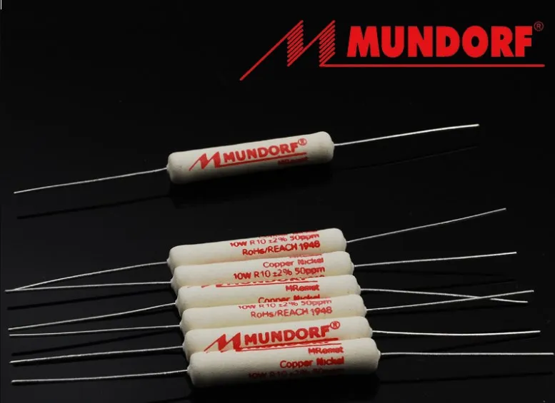 Imagem -03 - Mundorf Mcap 10w Mrec10 Série Clássica Clássico Não-indutivo Divisor de Frequência Resistor da Ferida do Fio Peças Lote