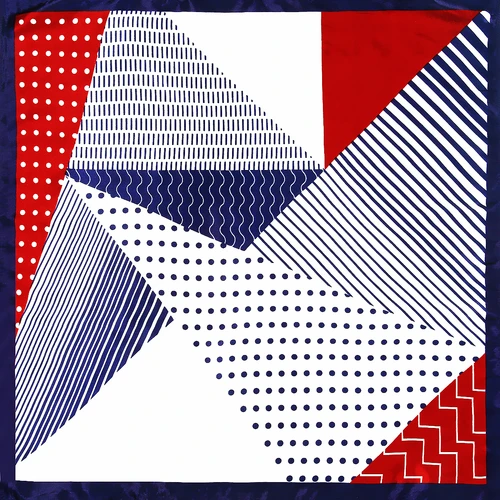 Imagen 1 del producto Bufanda pequeña cuadrada de seda de imitación para mujer, pañuelo versátil para negocios, ocio, ocupación, 60cm, Europa, Primavera, 2022