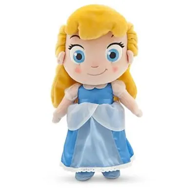 Disney Cartoon Movie Frozen Cute Mermaid and Princess Cinderella Plush toy Soft Doll Birthday Present For Child 30cm