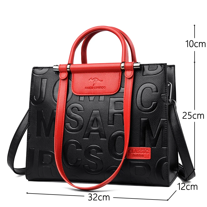 Famous Designer Brand Bags Ladies PU Leather Handbag 2022 Luxury Ladies Handbag Purse Fashion Shoulder Bag Travel Casual Handbag