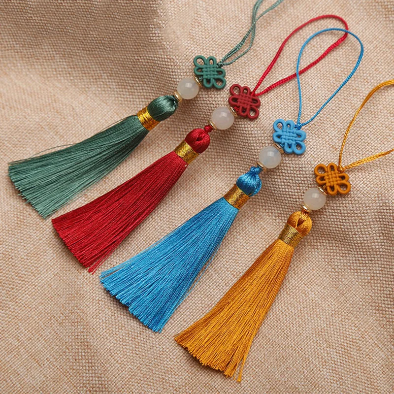 5/10/50Pcs Imitation Chinese Knot Tassels DIY Curtain Clothes Bag Craft Supplies Classical Style Tassel Pendant 13cm