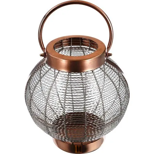 Vitale Andhra Bronze Metal Birdcage Candle Holder