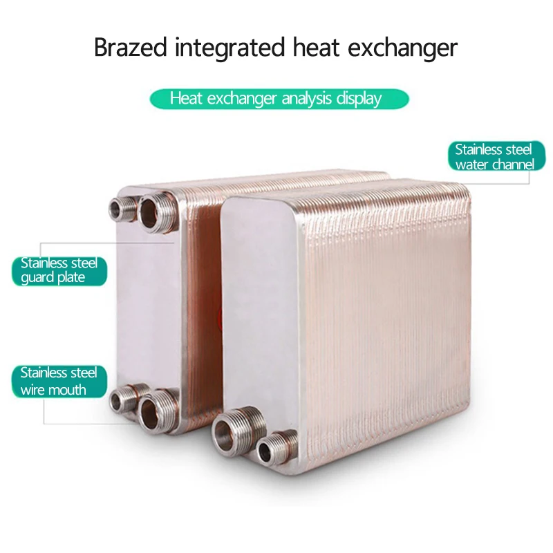 Imagem -06 - Trocador de Calor de Placa Doméstica com 120 Camadas Válvula de Escape Automática Refrigerador de Cerveja Aço Inoxidável Resfriador de Peso