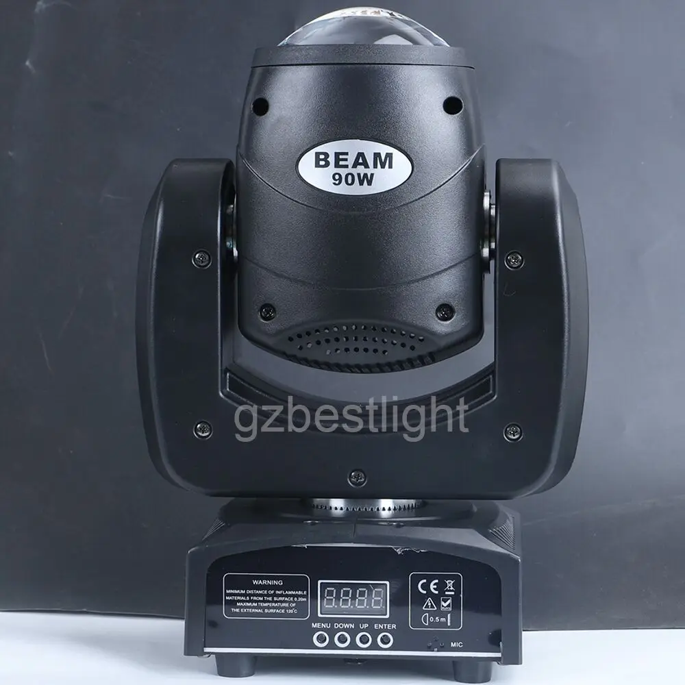 Imagem -05 - Beam Moving Head Stage Spotlight Rgbw Âmbar Laranja Roxo Cores 7in com Anel Luz Led 120w 90w