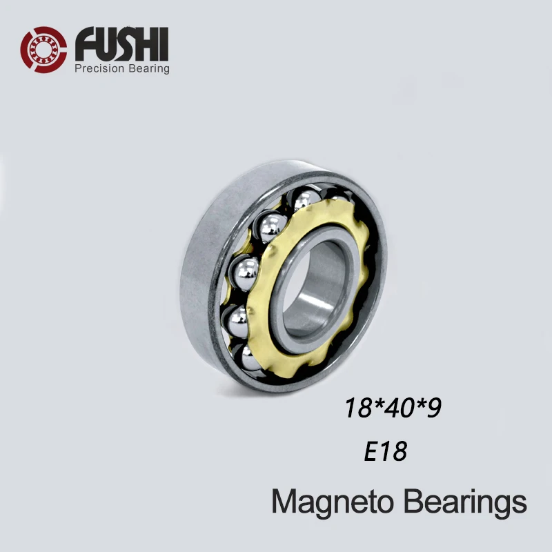 

E18 Magneto Bearing 18*40*9 mm ( 1 PC ) Angular Contact Separate Permanent Motor Ball Bearings EN18 FB18