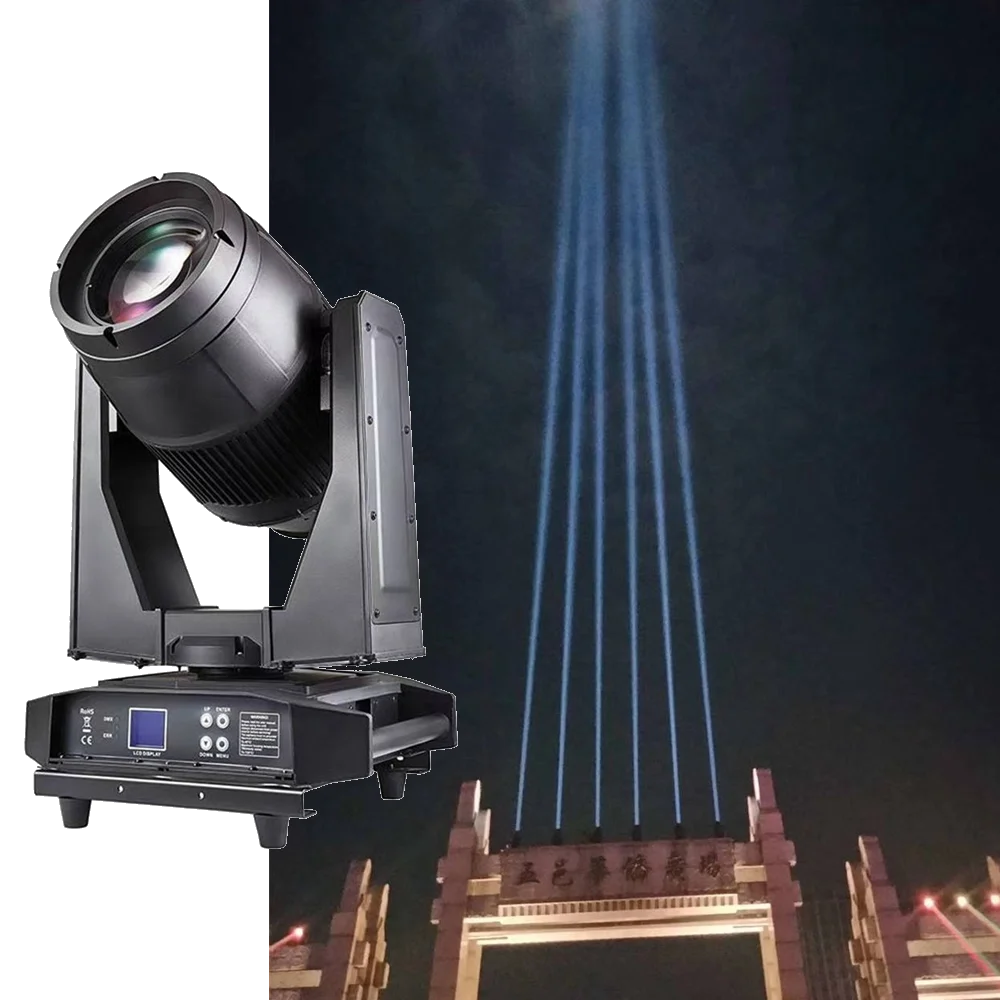 New Ip65 Professional Waterproof Outdoor Bsw 380w Beam Spot Wash 3in1 Moving Head Light For Outdoor Building Bridge