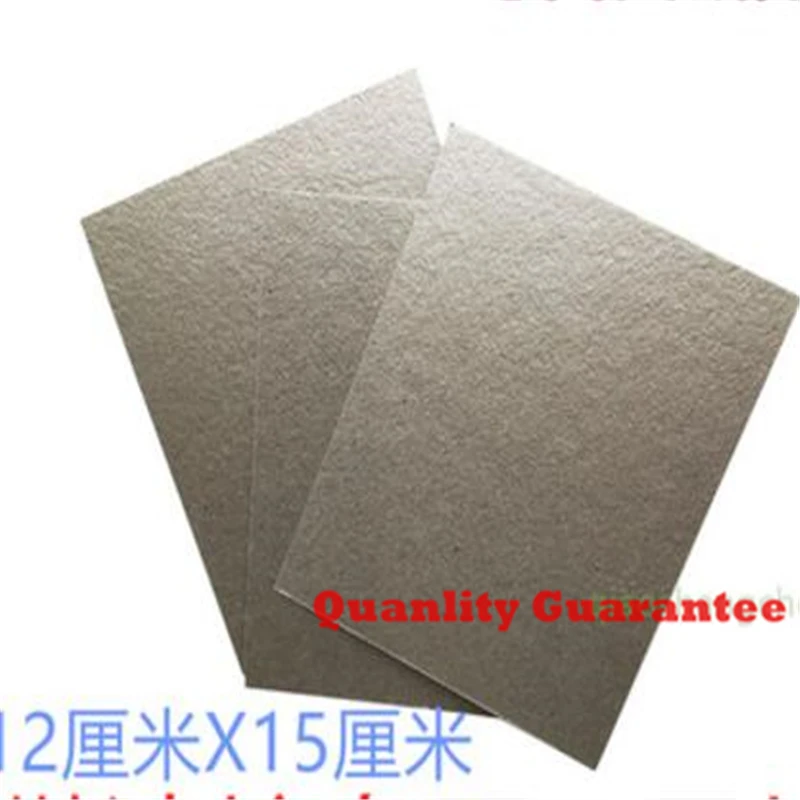 

10pcs Mica 15*12cm sheet for microwave oven 15cm * 12cm, super thick, high temperature resistant