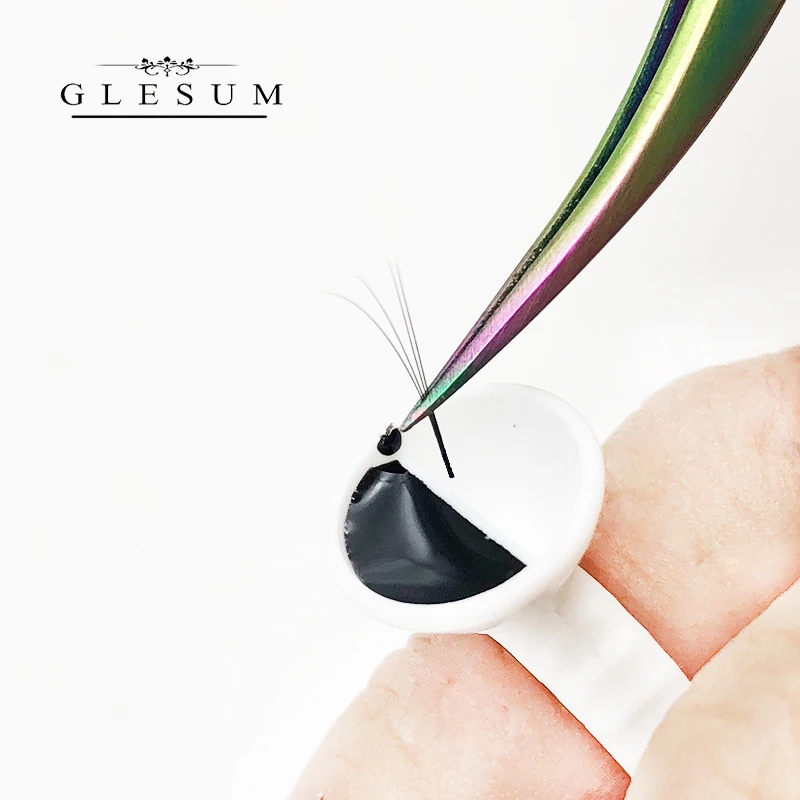 GLESUM Fast Dry 1-2s Eyelash Extension S+ Glue 5ml Clear Black Lashes Mink Eyelashes Exrension Adhesive With Free Shipping