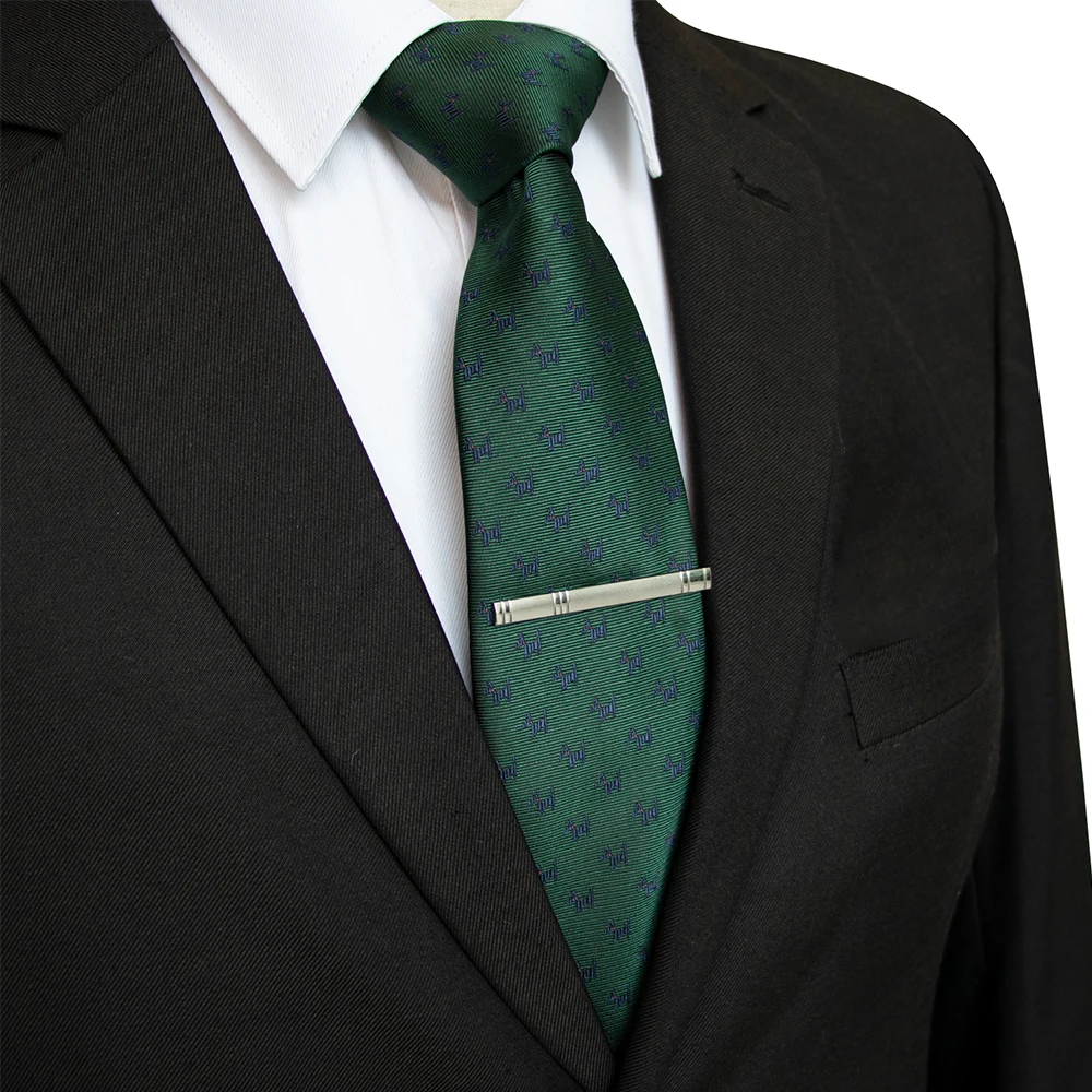JEMYGINS Krawatte mit Tiermotiv für Herren, Seide, gewebte Krawatte, 8 cm, Cartoon-Dinosaurier, Fuchs, Jacquard, modisch, für Party, Hochzeit, Gravata, Geschenk – Detail 9
