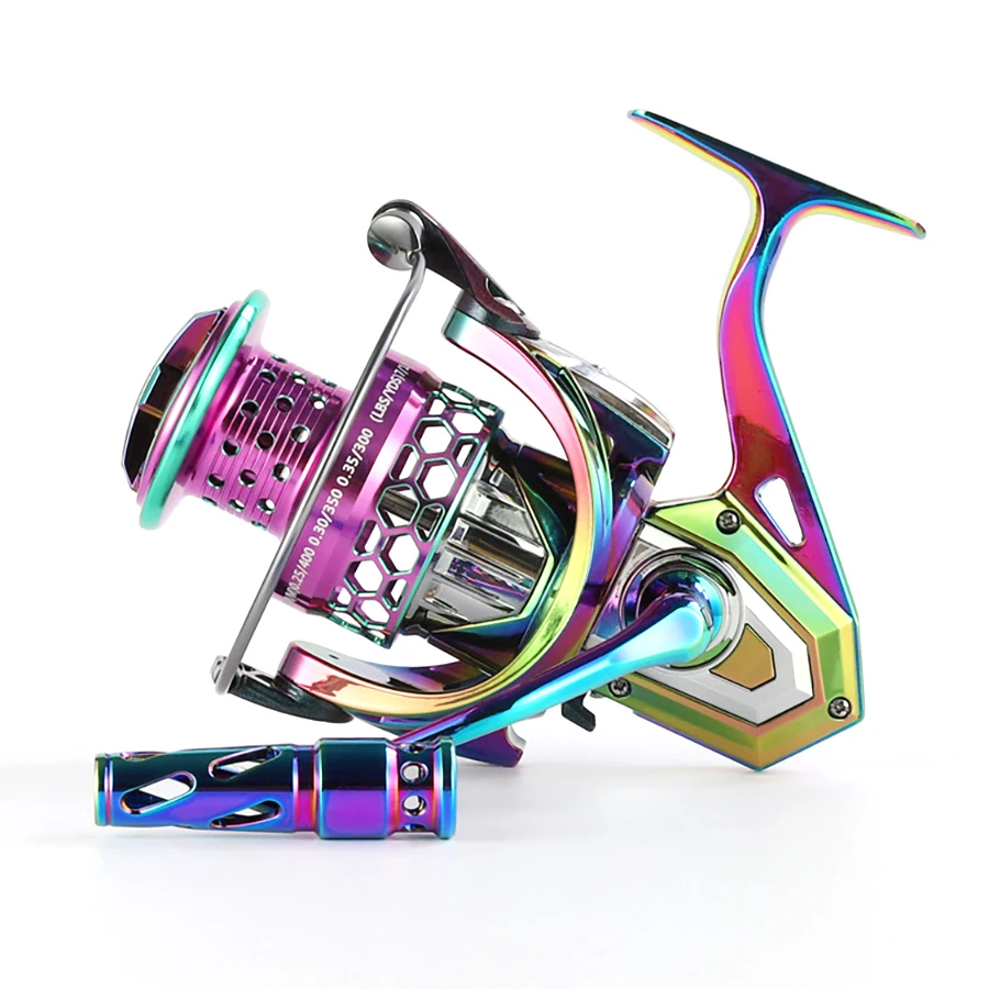 

Fishing Spinning Reel Metal Spool 4.6:1/4.1:1 Ball Bearings Carp Fishing Reel AK2000-12000 Metal Line Cup Sea fishing wheel spin