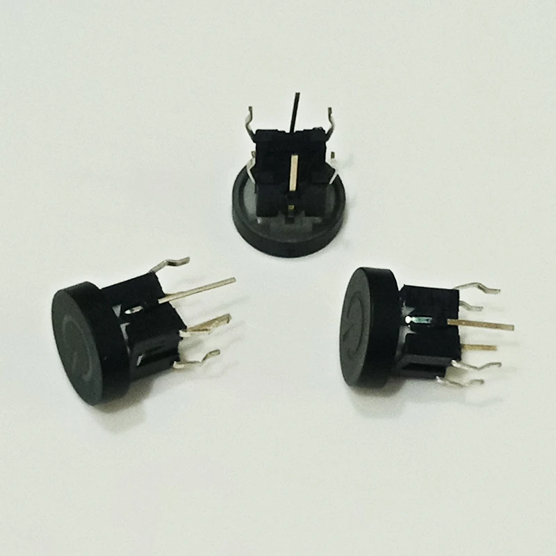 10PCS 6X6X7.2mm illuminated Momentary Tact Switch Button No Loacking 6Pin DIP LED 12V Mini Push Button Switch