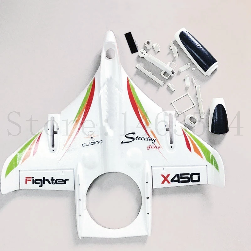 Wltoys XK X450 XKs X450 piezas de repuesto para Avión RC, cubierta de cuerpo de fuselaje