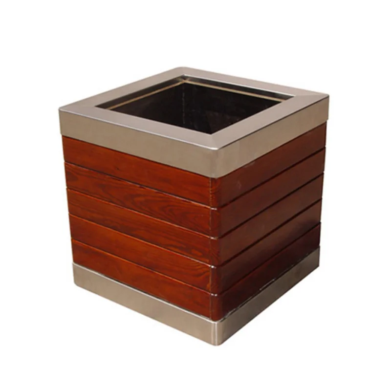 customized classic outdoor garden supplies square large vertical dark brown medium flower pot