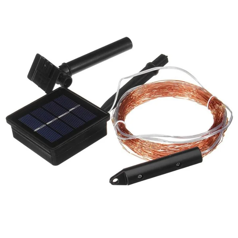 Outdoor 2Mx10 200LED Solar Vines Branch LED String Fairy Light Outdoor Garden Fence Tree LED String Fairy Branch Light