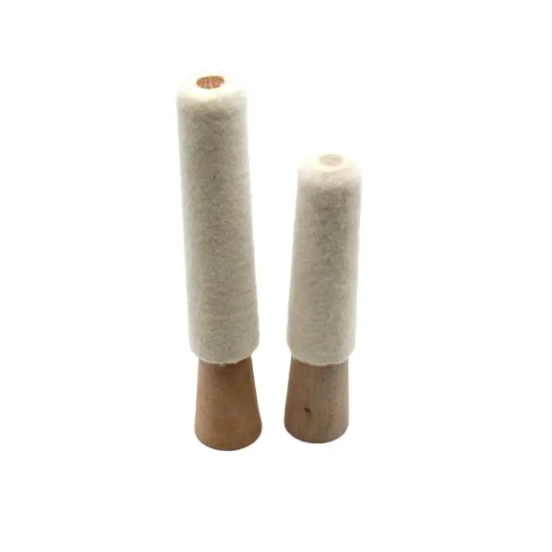 

2pcs Felt Polishing Stick Jewelers Ring Buff Mandrel Jewelry Making Supplies 3inch 4inch