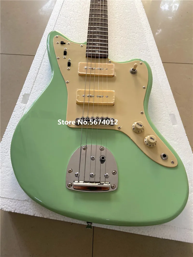 Heritage classic jazz guitar surfing green, retro protection board can be customized free shipping