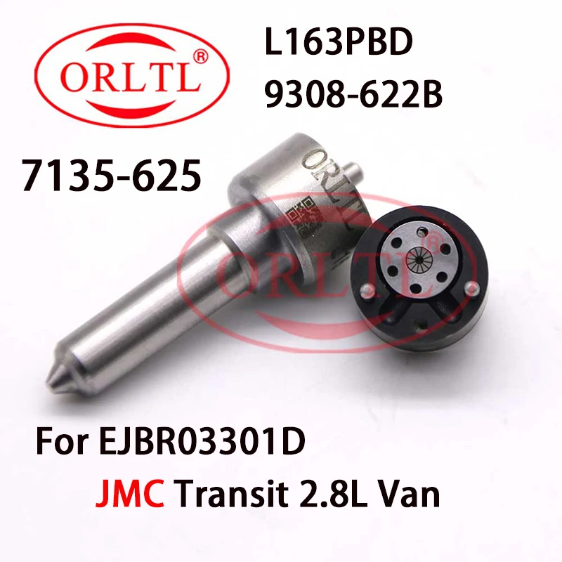 

7135-625 Repair Kit Nozzle L163PBD Control Valve 9308-622B For JMC Common Rail Injector EJBR03301D