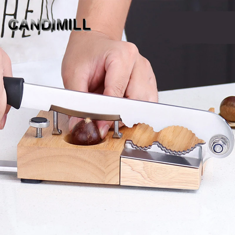 

CANDIMILL 3 in 1 Manual Nut Cutter Pecans Walnut Peeler Opener Sheller Chestnut Cutting Machine