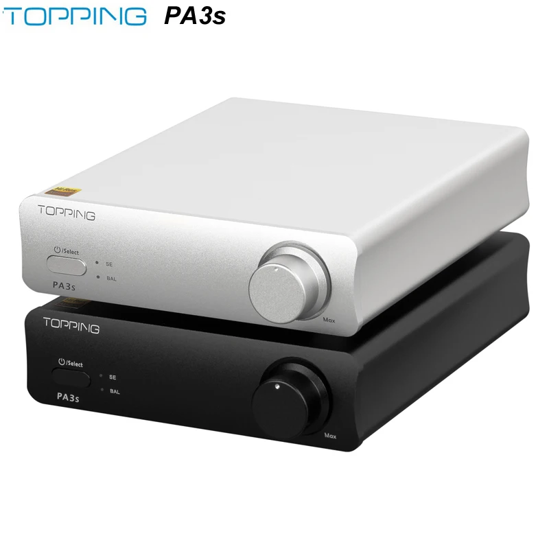 TOPPING PA3S Power Amplifier 80W*2 High Power 65W*2 2xMA12070 Fully Balanced Class D Amplifier