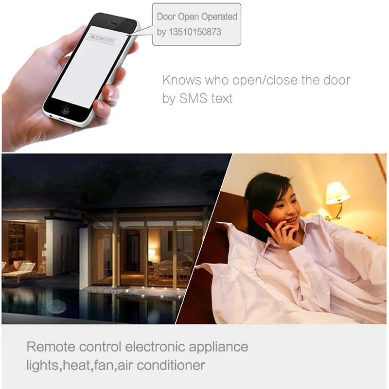 GSM Gate Opener Access Controller Wireless Relay Wwitch for Garage Door Remote Control by Free Phone Call RTU5034