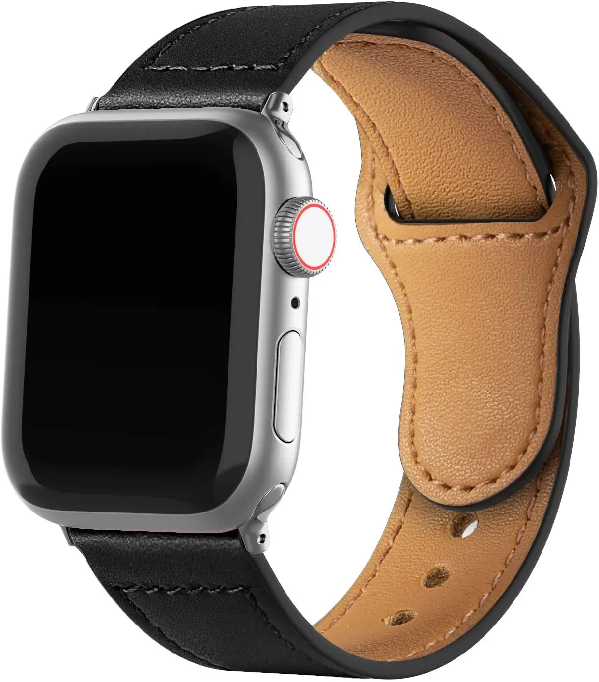 Leather strap For Apple watch Ultra 2 band 49mm 44mm 45mm 38/40/41mm wrist correa bracelet iWatch series 9876543 SE 10 46mm 42mm