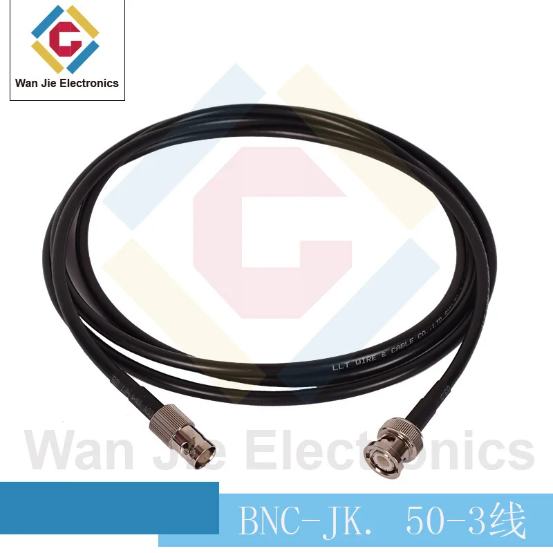 All copper bnc-jk RF connection jumper BNC / Q9 to Q9 / BNC bus 50-3 128 braided shielded cable