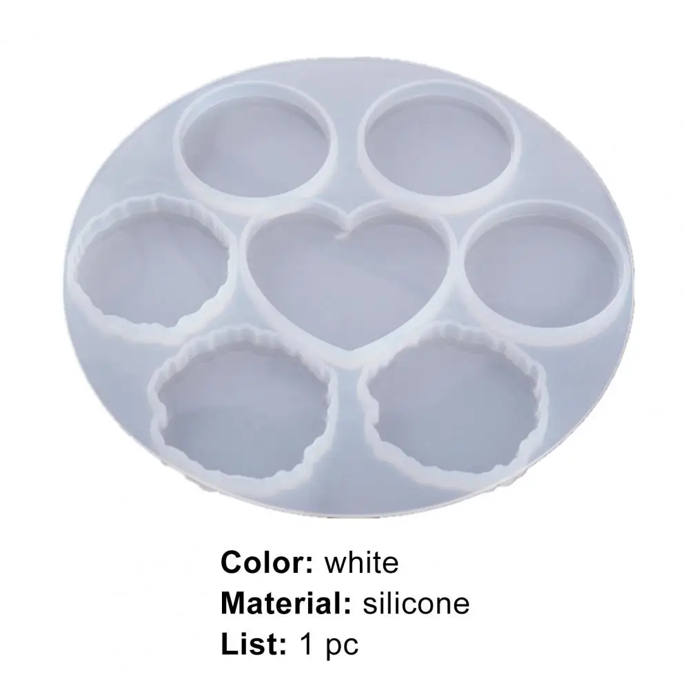 Рукоятка-держатель «сделай сам», форма из смолы, легко снимаемая, антипригарная, 7 полостей, кабошон, эпоксидная форма, универсальный кронштейн для телефона ручной работы