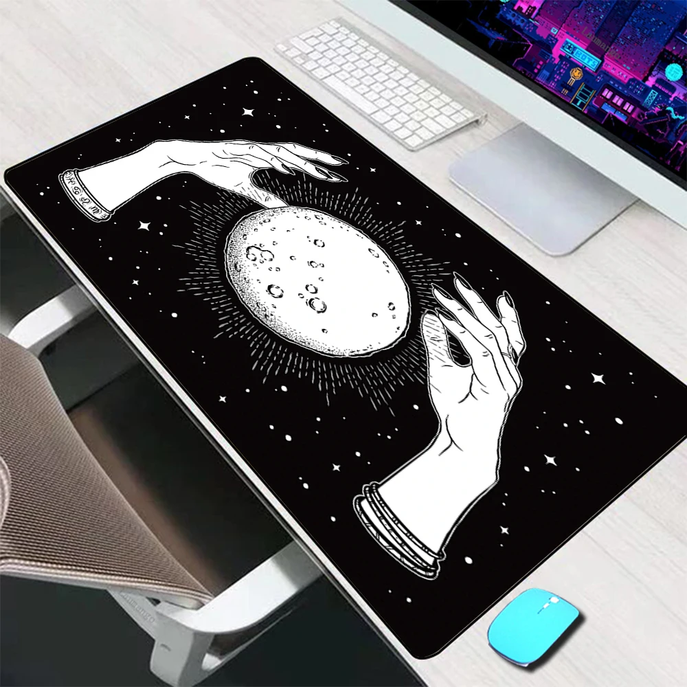 Witches Moon Tarot Mouse Pad Large Gaming Accessories Mouse Mat Keyboard Mat Desk Pad Computer Mousepad PC Gamer Laptop Mausepad