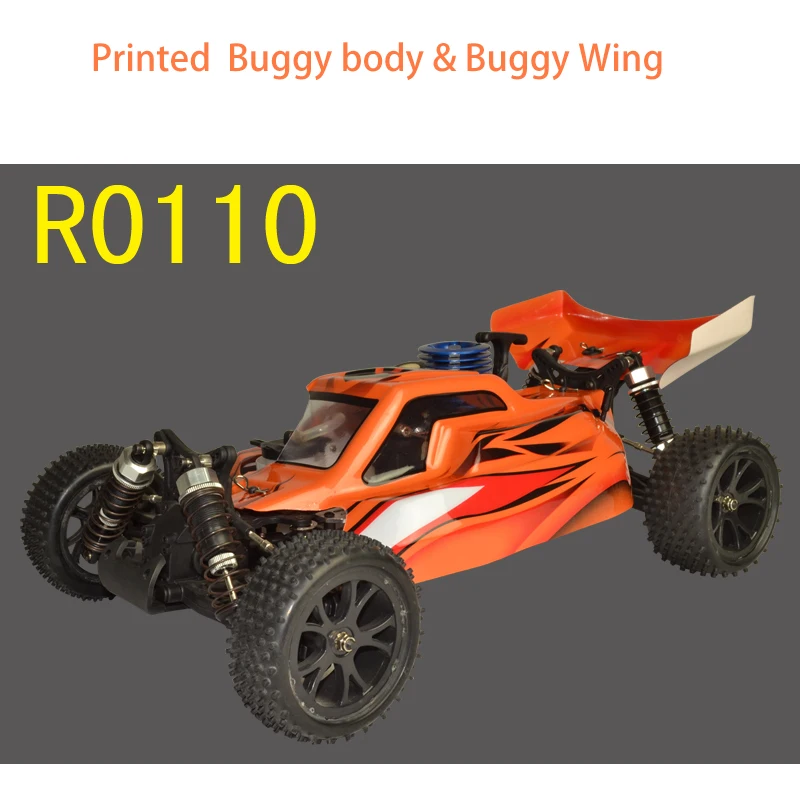 Body Shell & Wing For Vrx Racing 1/10 Nitro Buggy Spirit RH1006 RH1007,Fit R0070/R0071/R0110